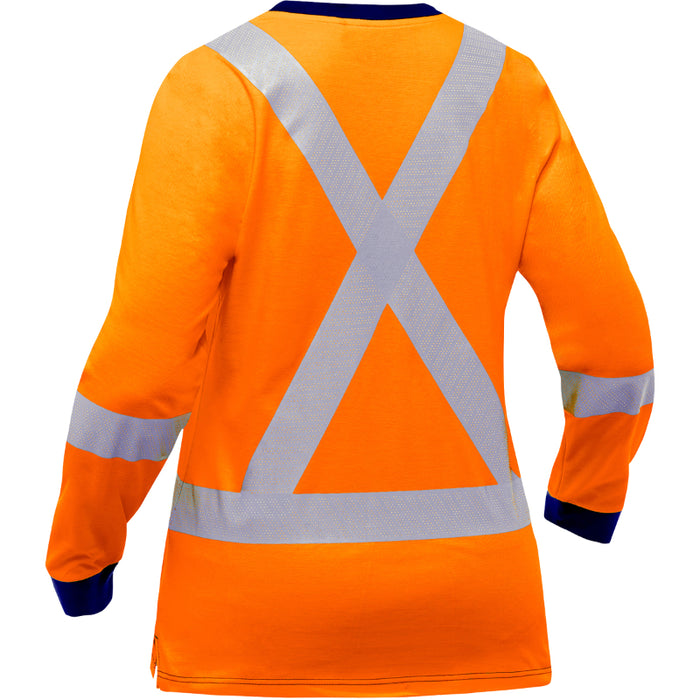 Bisley® Hi Vis Women's Long Sleeve Shirt - ANSI Class 3 Type R - 313W6118X