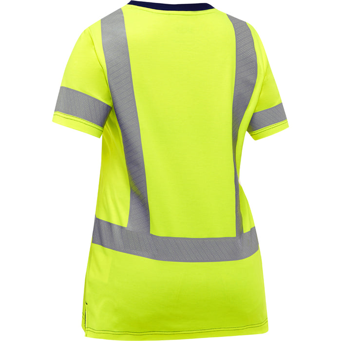 Bisley® Hi Vis Women's Short Sleeve T-Shirt - ANSI Class 2 Type R - 313W1118H