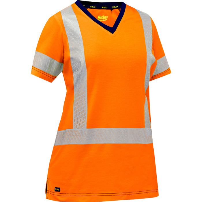Bisley® Hi Vis Women's Short Sleeve T-Shirt - ANSI Class 2 Type R - 313W1118H