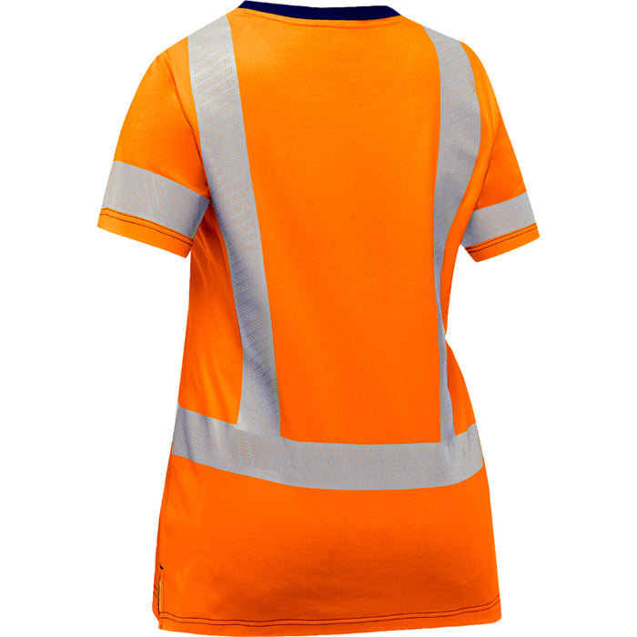 Bisley® Hi Vis Women's Short Sleeve T-Shirt - ANSI Class 2 Type R - 313W1118H