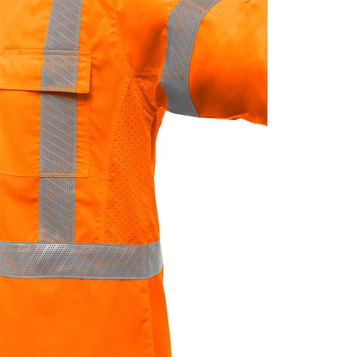 Bisley® Hi Vis X-Back Airflow™ Long Sleeve Shirt - ANSI Class 3 Type R - 313M6490X