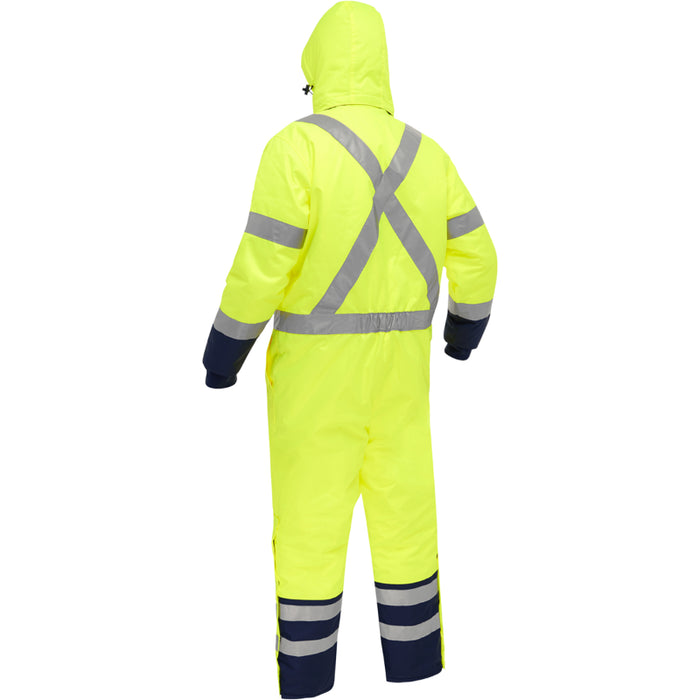 Bisley® Hi Vis X-Back Extreme Cold Coverall - ANSI Class 3 Type R - 344M6453X