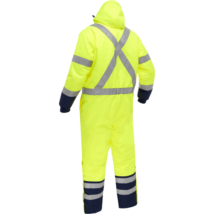 Bisley® Hi Vis X-Back Extreme Cold Coverall - ANSI Class 3 Type R - 344M6453X