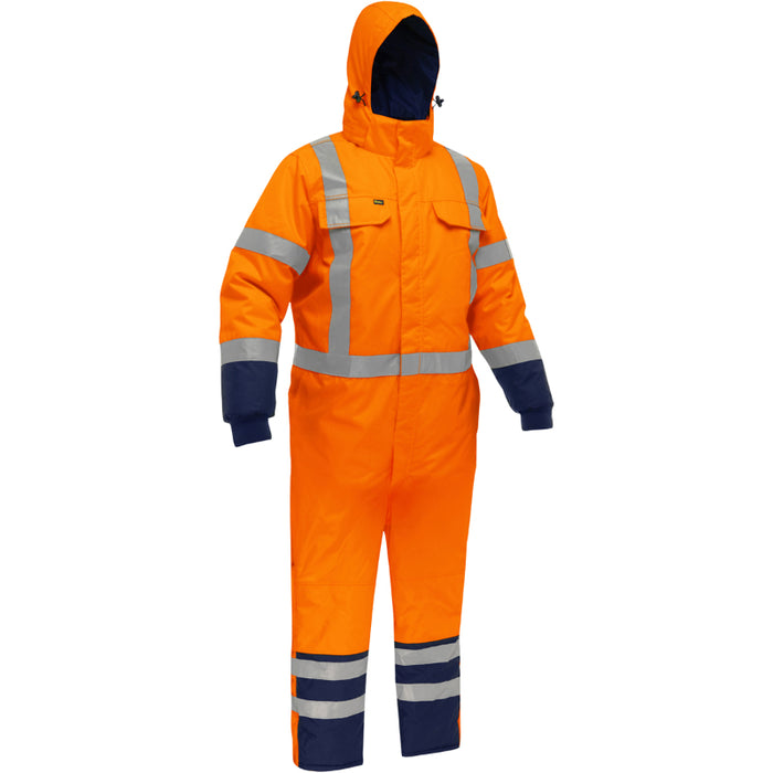 Bisley® Hi Vis X-Back Extreme Cold Coverall - ANSI Class 3 Type R - 344M6453X