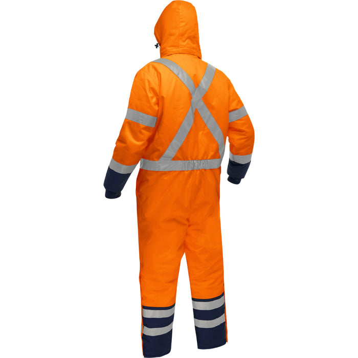 Bisley® Hi Vis X-Back Extreme Cold Coverall - ANSI Class 3 Type R - 344M6453X