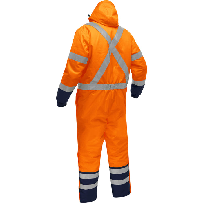 Bisley® Hi Vis X-Back Extreme Cold Coverall - ANSI Class 3 Type R - 344M6453X