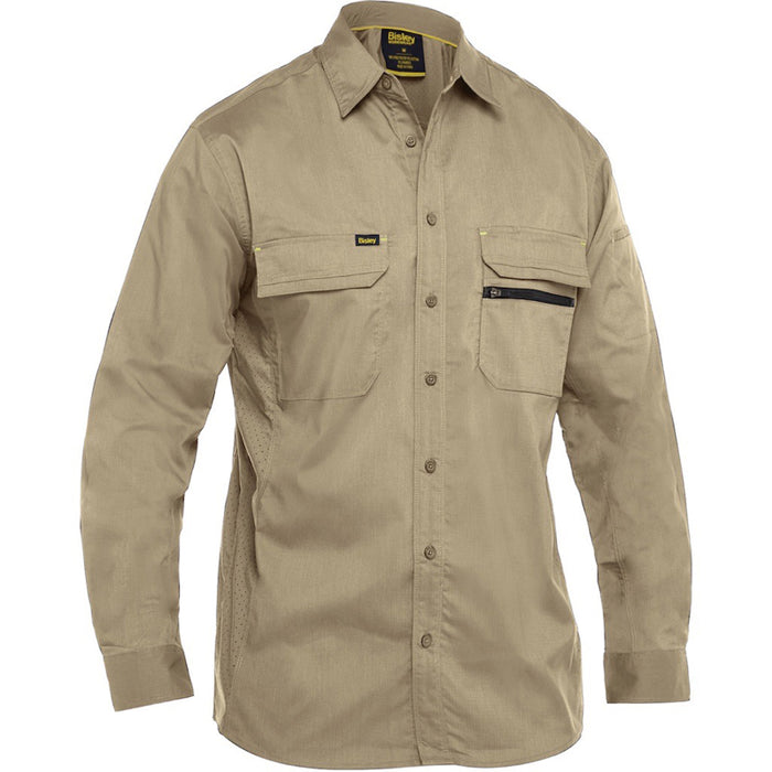 Bisley® Long Sleeves Ripstop Work Shirt with X-Airflow™ Ventilation - 400M6490