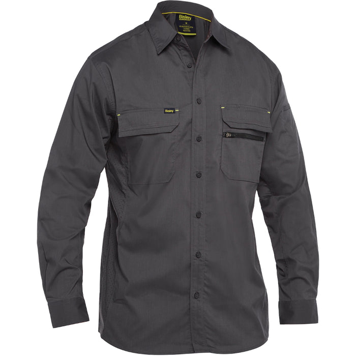 Bisley® Long Sleeves Ripstop Work Shirt with X-Airflow™ Ventilation - 400M6490