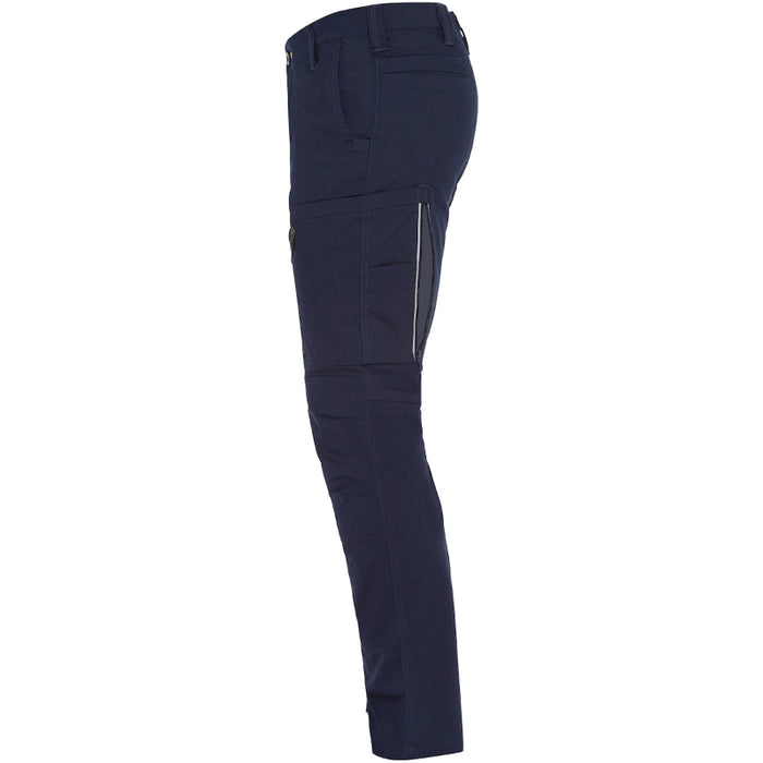 Navy blue pants on a white background