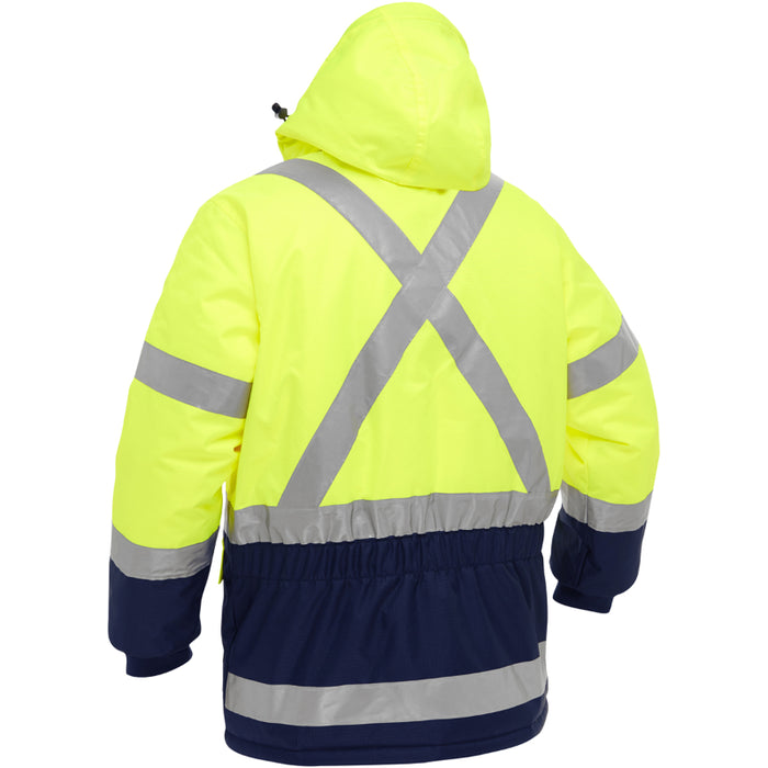 Bisley® Two Tone Hi Vis Extreme Cold Jacket - ANSI Class 3 Type R - 343M6450X