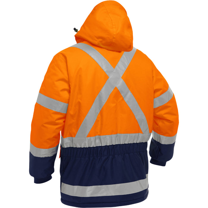Bisley® Two Tone Hi Vis Extreme Cold Jacket - ANSI Class 3 Type R - 343M6450X