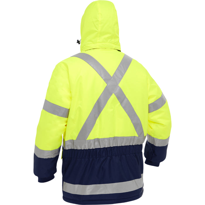 Bisley® Two Tone Hi Vis Extreme Cold Jacket - ANSI Class 3 Type R - 343M6450X