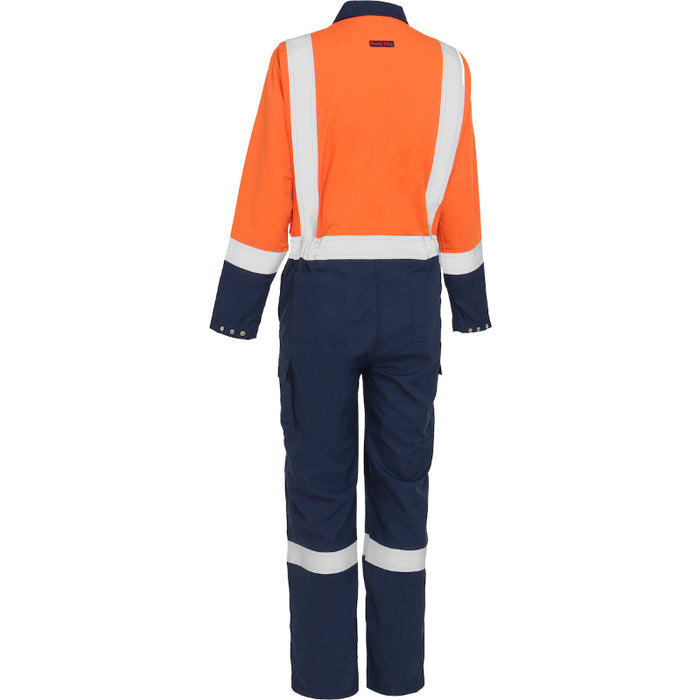 Bisley® Women's FR Ripstop Coverall with Navy Bottom - 385WFRHC