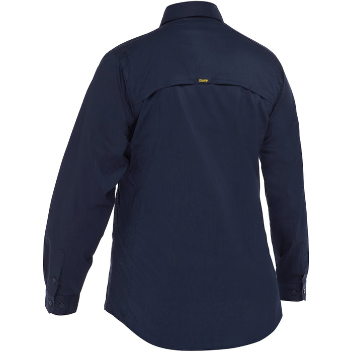 Bisley® Women's Long Sleeves Ripstop Work Shirt with X-Airflow™ Ventilation - 400W6490