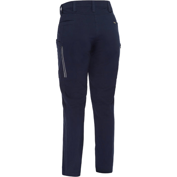 Navy blue pants on a white background