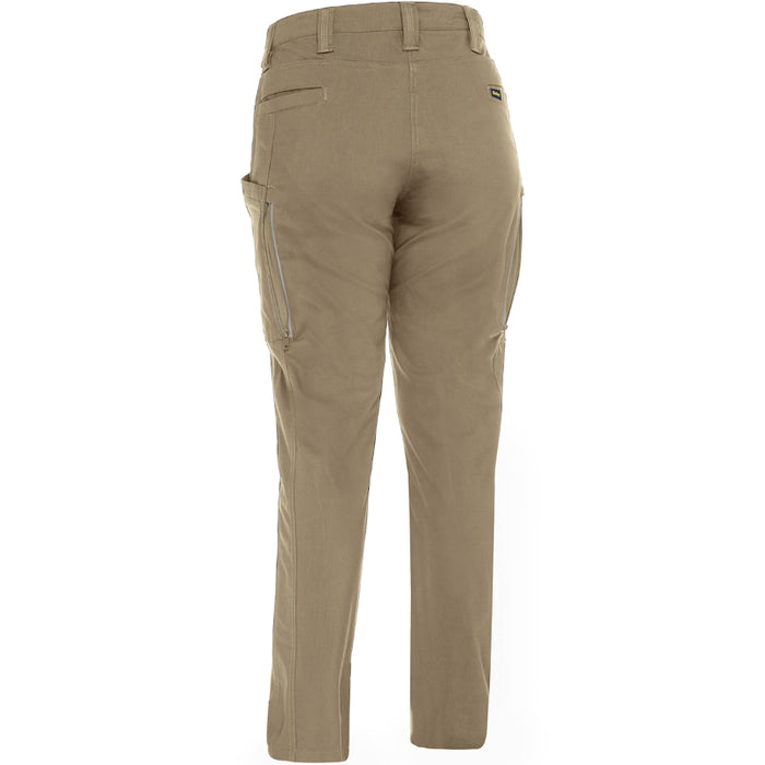 Tan pants on a white background