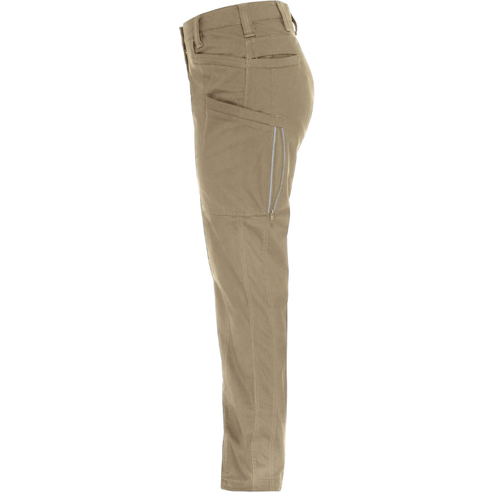 Tan pants on a white background