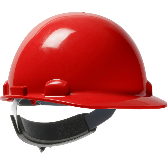 PIP® Dom™ Cap Style Smooth Dome Hard Hat with HDPE Shell - Wheel-Ratchet Adjustment - 280-HP341SR