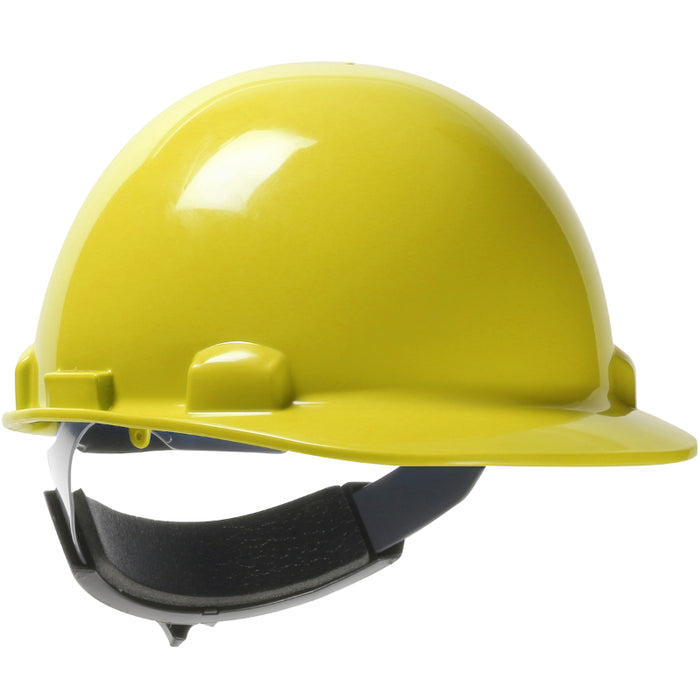 PIP® Dom™ Cap Style Smooth Dome Hard Hat with HDPE Shell - Wheel-Ratchet Adjustment - 280-HP341SR