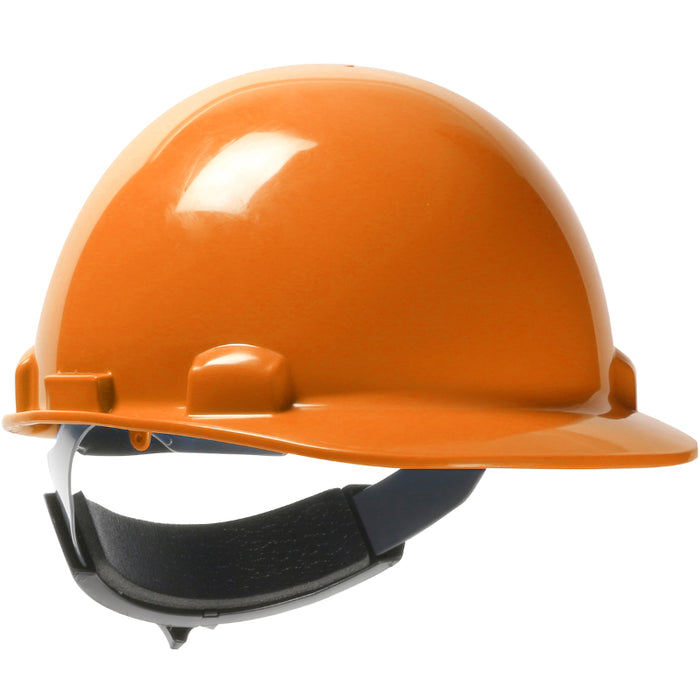 PIP® Dom™ Cap Style Smooth Dome Hard Hat with HDPE Shell - Wheel-Ratchet Adjustment - 280-HP341SR