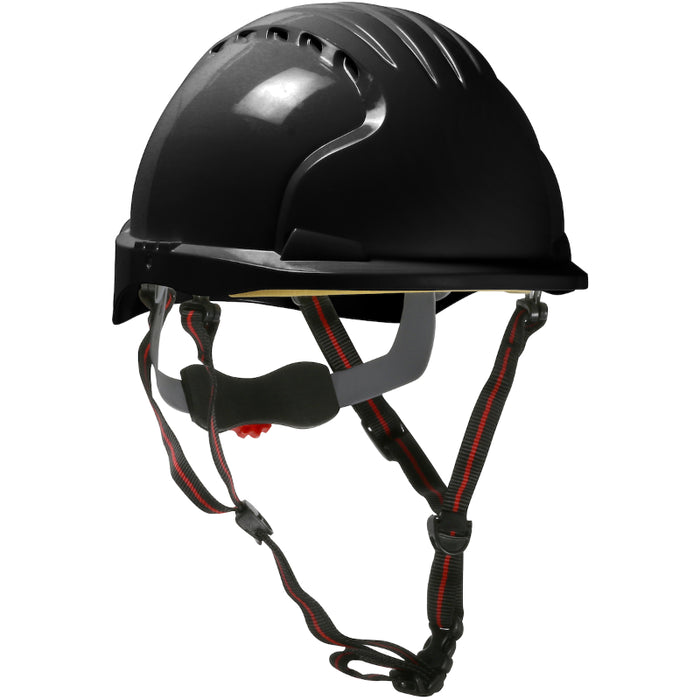 JSP® EVO® 6151 Ascend™ Vented, Short Brim Safety Helmet with HDPE Shell - 280-EV6151SV-CH