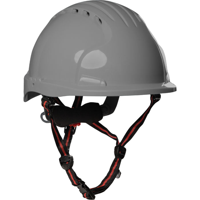 JSP® EVO® 6151 Ascend™ Vented, Short Brim Safety Helmet with HDPE Shell - 280-EV6151SV-CH