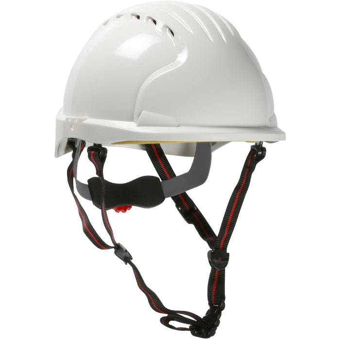 JSP® EVO® 6151 Ascend™ Vented, Short Brim Safety Helmet with HDPE Shell - 280-EV6151SV-CH