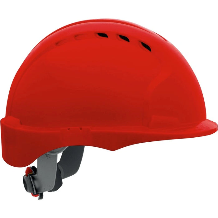 JSP® Evolution® Deluxe Vented, Short Brim Hard Hat with HDPE Shell - 280-EV6151SV