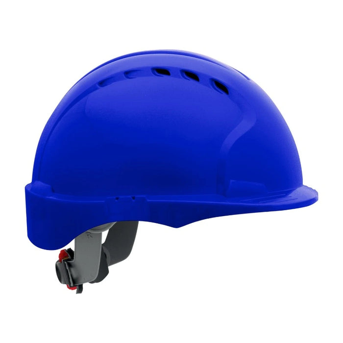JSP® Evolution® Deluxe Vented, Short Brim Hard Hat with HDPE Shell - 280-EV6151SV