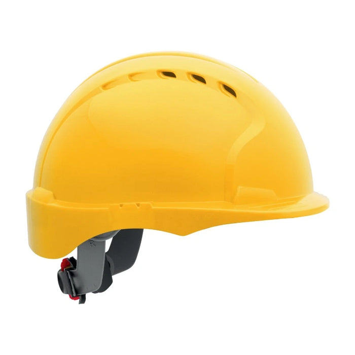 JSP® Evolution® Deluxe Vented, Short Brim Hard Hat with HDPE Shell - 280-EV6151SV