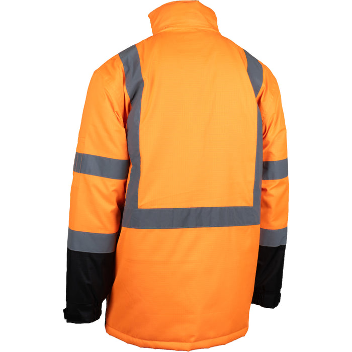 PIP® Hi Vis Value Coat with Quilted Insulation and Black Bottom - ANSI Type R Class 3 - 343-1758