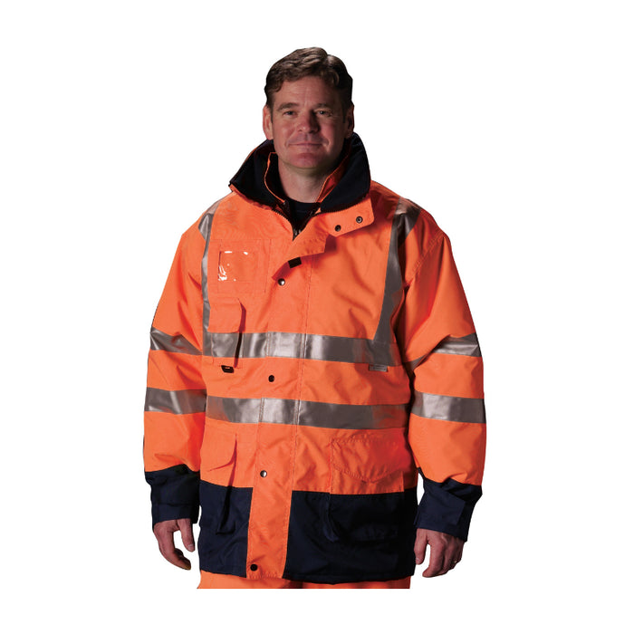 PIP® High Visibility 7-in-1 All Conditions Coat - Inner Jacket - Vest Combination - ANSI Class 3 Type R - 343-1756