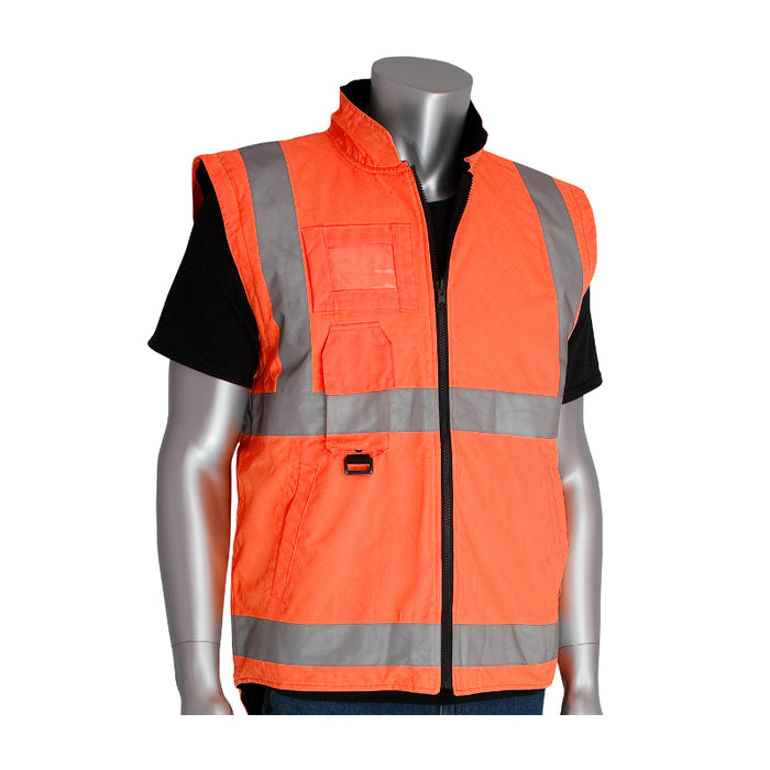PIP® High Visibility 7-in-1 All Conditions Coat - Inner Jacket - Vest Combination - ANSI Class 3 Type R - 343-1756