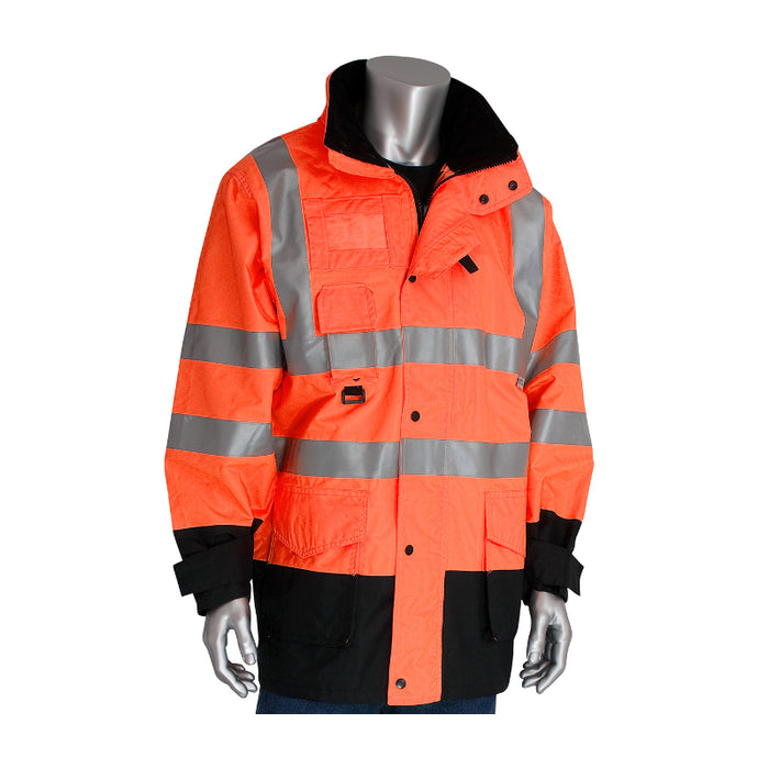 PIP® High Visibility 7-in-1 All Conditions Coat - Inner Jacket - Vest Combination - ANSI Class 3 Type R - 343-1756