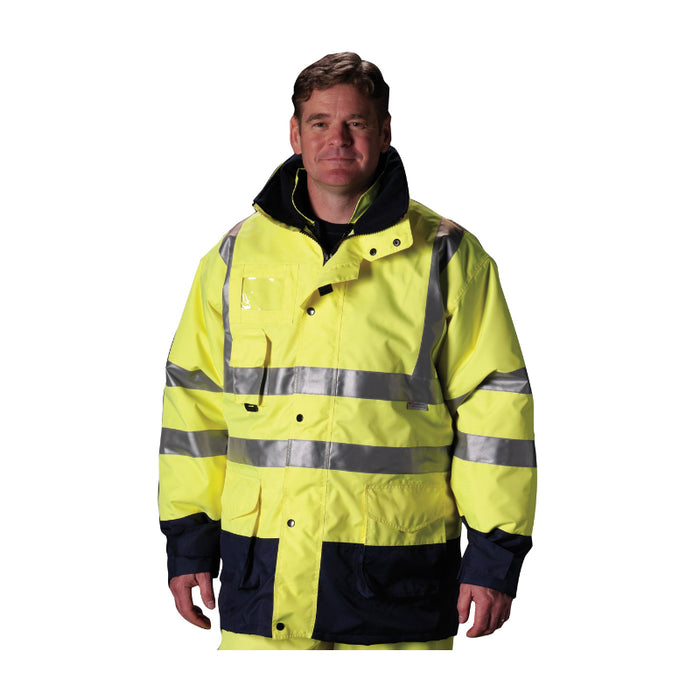 PIP® High Visibility 7-in-1 All Conditions Coat - Inner Jacket - Vest Combination - ANSI Class 3 Type R - 343-1756