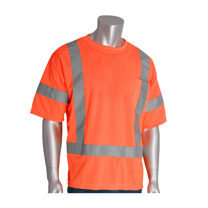 PIP® High Visibility ANSI Class 3 Type R T-Shirt - 313-CNTSE