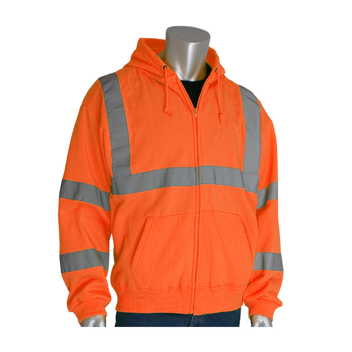 PIP® High Visibility ANSI Type R Class 3 Hooded Sweatshirt - 323-HSSE