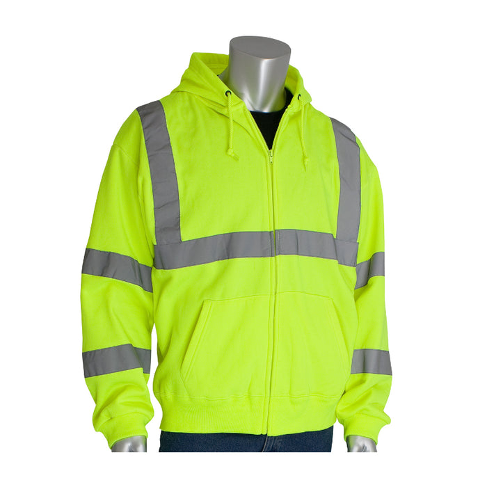 PIP® High Visibility ANSI Type R Class 3 Hooded Sweatshirt - 323-HSSE