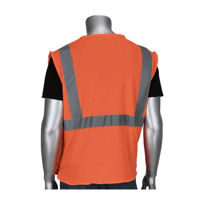PIP®  High Visibility Mesh Breakaway Safety Vest - ANSI Class 2 Type R - 302-5PMV