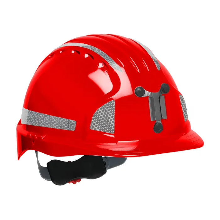 JSP® Evolution® Deluxe Standard Brim Mining Hard Hat - HDPE Shell - 280-EV6151MCR2