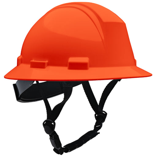 PIP® Kilimanjaro™ Type II Full Brim Safety Helmet with HDPE Shell - 4-Point Chinstrap - 280-HP642R-CH