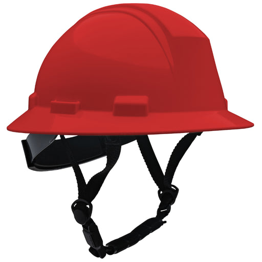 PIP® Kilimanjaro™ Type II Full Brim Safety Helmet with HDPE Shell - 4-Point Chinstrap - 280-HP642R-CH