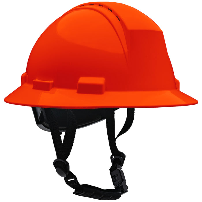 PIP® Kilimanjaro™ Type II Full Brim Safety Helmet with HDPE Shell - 4-Point Chinstrap - 280-HP642RV-CH