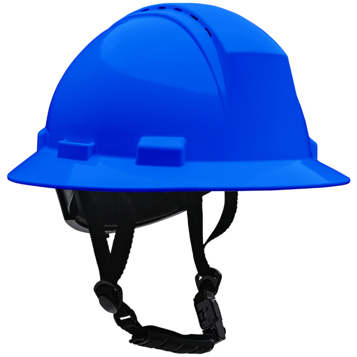 PIP® Kilimanjaro™ Type II Full Brim Safety Helmet with HDPE Shell - 4-Point Chinstrap - 280-HP642RV-CH