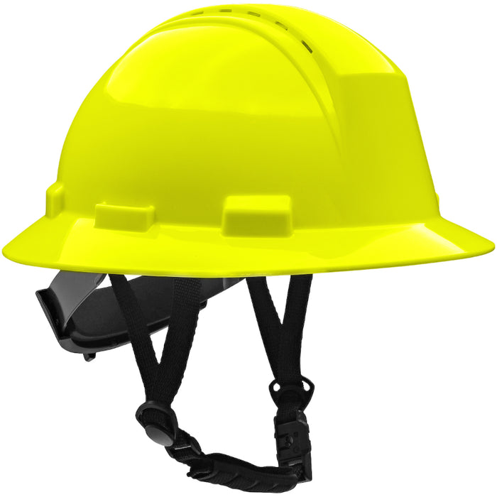 PIP® Kilimanjaro™ Type II Full Brim Safety Helmet with HDPE Shell - 4-Point Chinstrap - 280-HP642RV-CH
