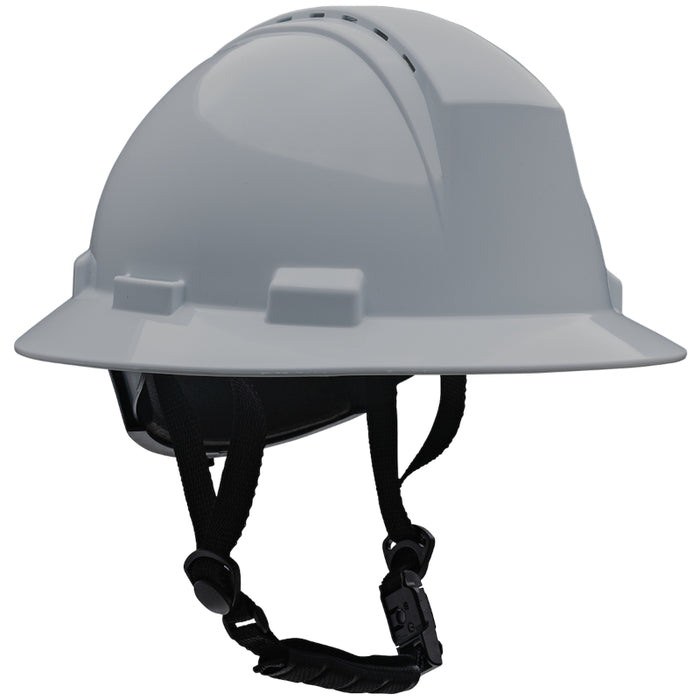 PIP® Kilimanjaro™ Type II Full Brim Safety Helmet with HDPE Shell - 4-Point Chinstrap - 280-HP642RV-CH