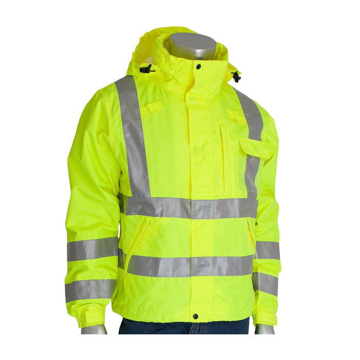 PIP® VizPLUS™ Hi Vis Heavy Duty Waterproof Breathable Jacket - ANSI Class 3 Type R - 353-2000