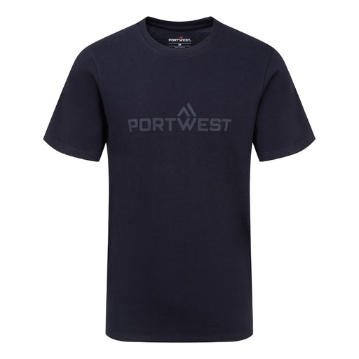 Portwest® 3D Embossed Logo Cotton T-shirt - B198