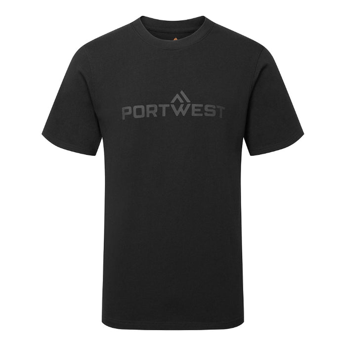 Portwest® 3D Embossed Logo Cotton T-shirt - B198
