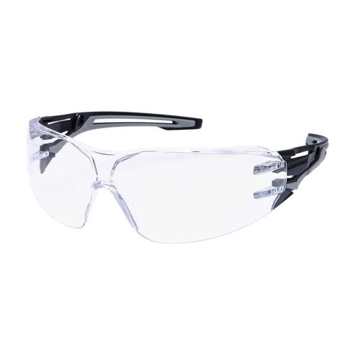 Portwest® Anthracite Wraparound Safety Glasses - PR01